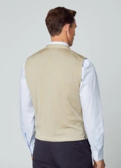 Hackett London WOOL AND SILK WAISTCOAT -Hackett London Shop HM703003 951 03 MO