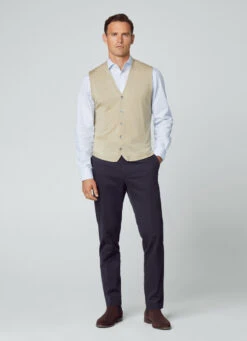 Hackett London WOOL AND SILK WAISTCOAT -Hackett London Shop HM703003 951 04 MO