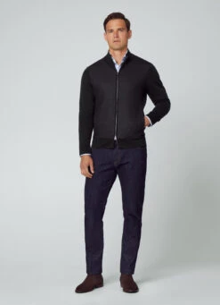 Hackett London MERINO WOOL HYBRID JACKET -Hackett London Shop HM703006 8HO 05 MO