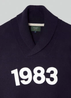 Hackett London 1983 SHAWL SWEATSHIRT -Hackett London Shop HM703007 595 03 FL