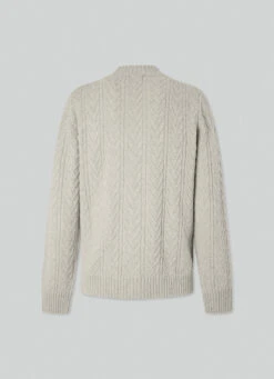 Hackett London HERRINGBONE MERINO WOOL CARDIGAN -Hackett London Shop HM703008 872 02 FL