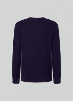 Hackett London HERRINGBONE MERINO WOOL JUMPER -Hackett London Shop HM703011 595 02 FL