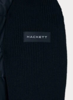Hackett London HYBRID KNIT JACKET -Hackett London Shop HM703014 999 04 FL