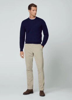 Hackett London LAMBS WOOL CREW NECK JUMPER -Hackett London Shop HM703019 595 04 MO