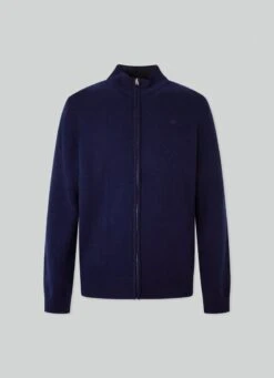 Hackett London FULL ZIP WOOL CARDIGAN -Hackett London Shop HM703021 595 01 FL