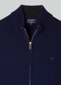 Hackett London FULL ZIP WOOL CARDIGAN -Hackett London Shop HM703021 595 03 FL