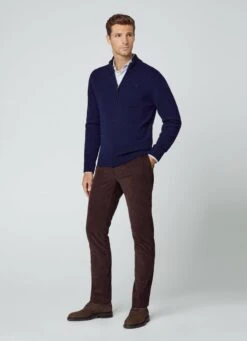 Hackett London FULL ZIP WOOL CARDIGAN -Hackett London Shop HM703021 595 06 MO