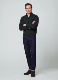 Hackett London HALF-ZIP WOOL JUMPER -Hackett London Shop HM703023 675 05 MO