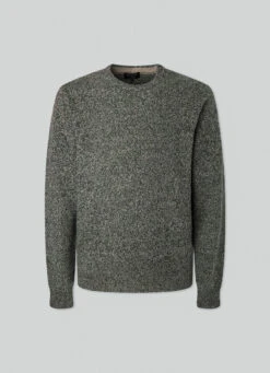 Hackett London MARBLED WOOL JUMPER -Hackett London Shop HM703027 6GF 01 FL