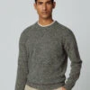 Hackett London MARBLED WOOL JUMPER -Hackett London Shop HM703027 6GF 01 MO