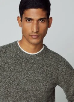 Hackett London MARBLED WOOL JUMPER -Hackett London Shop HM703027 6GF 02 MO