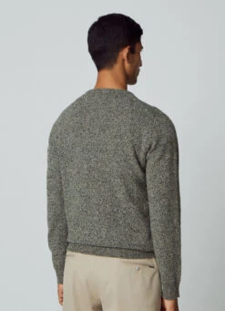 Hackett London MARBLED WOOL JUMPER -Hackett London Shop HM703027 6GF 03 MO