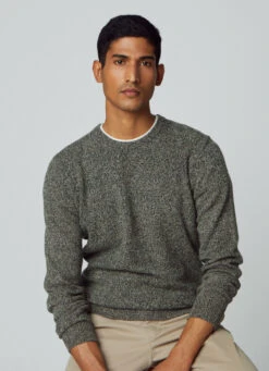 Hackett London MARBLED WOOL JUMPER -Hackett London Shop HM703027 6GF 04 MO
