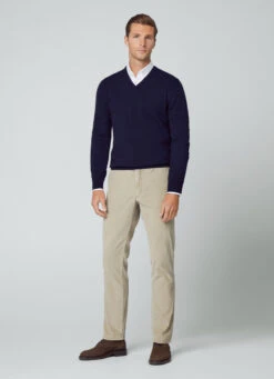 Hackett London V-NECK WOOL BLEND JUMPER -Hackett London Shop HM703031 595 04 MO