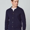 Hackett London MERINO WOOL KNIT OVERSHIRT -Hackett London Shop HM703032 595 01 MO