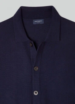 Hackett London MERINO WOOL KNIT OVERSHIRT -Hackett London Shop HM703032 595 03 FL
