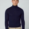 Hackett London CLASSIC FIT WOOL AND SILK JUMPER -Hackett London Shop HM703034 595 01 MO