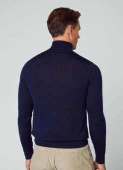 Hackett London CLASSIC FIT WOOL AND SILK JUMPER -Hackett London Shop HM703034 595 03 MO