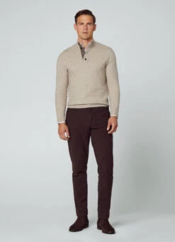 Hackett London HALF BUTTON WOOL JUMPER 12 Hackett London HALF BUTTON WOOL JUMPER -Hackett London Shop HM703035 869 04 MO