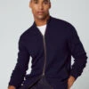 Hackett London FULL ZIP MERINO WOOL CARDIGAN -Hackett London Shop HM703036 595 01 MO