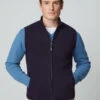 Hackett London KNIT HYBRID GILET -Hackett London Shop HM703037 595 01 MO