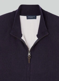 Hackett London KNIT HYBRID GILET -Hackett London Shop HM703037 595 03 FL