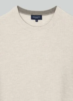 Hackett London RIBBED CREW NECK SWEATSHIRT -Hackett London Shop HM703038 951 03 FL