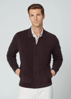 Hackett London WOOL/SUEDE HYBRID JACKET -Hackett London Shop HM703055 899 06 MO