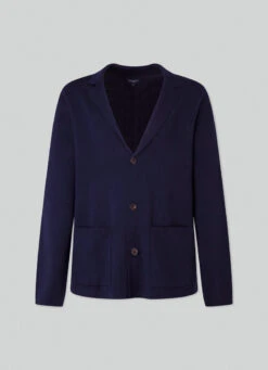 Hackett London WOOL KNIT BLAZER -Hackett London Shop HM703059 595 01 FL