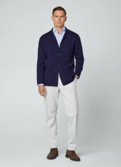 Hackett London WOOL KNIT BLAZER -Hackett London Shop HM703059 595 04 MO