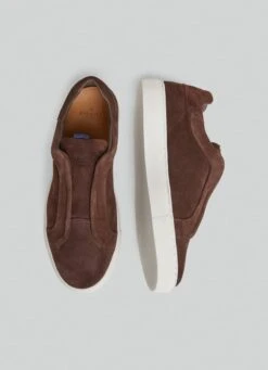Hackett London SUEDE SLIP-ON SHOES -Hackett London Shop HMS21321 899 03 FL