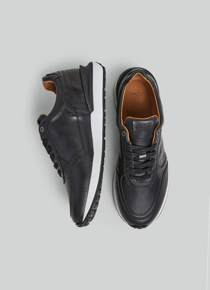 Hackett London COMBINED LEATHER TRAINERS 5 Hackett London COMBINED LEATHER TRAINERS - Image 3
