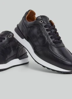 Hackett London COMBINED LEATHER TRAINERS 12 Hackett London COMBINED LEATHER TRAINERS -Hackett London Shop HMS21325 999 05 FL