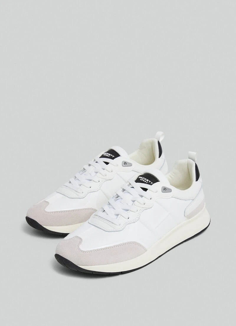 Hackett London LEATHER RUNNING TRAINERS 4 Hackett London LEATHER RUNNING TRAINERS - Image 2