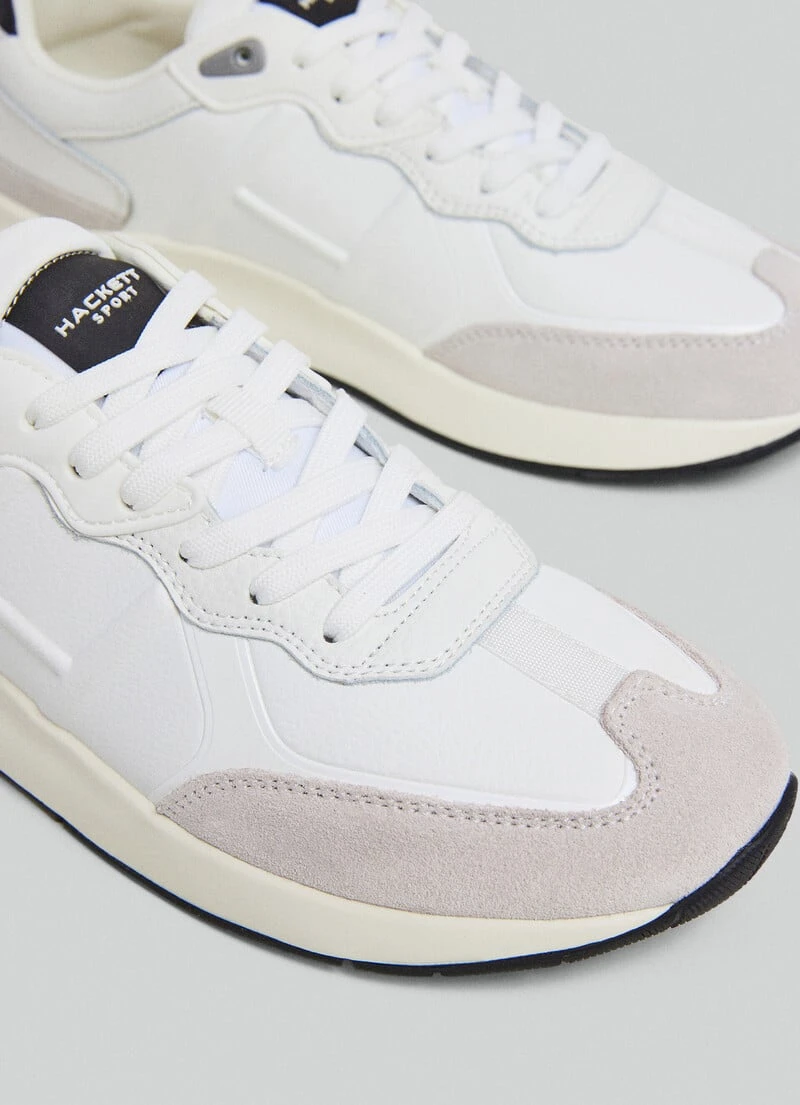 Hackett London LEATHER RUNNING TRAINERS 7 Hackett London LEATHER RUNNING TRAINERS - Image 5