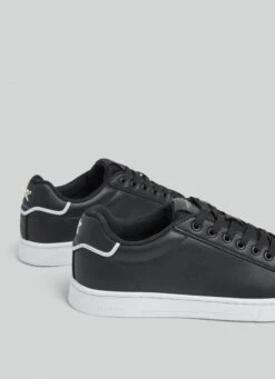 Hackett London MICROPERFORATED LEATHER TRAINERS -Hackett London Shop HMS21333 999 05 FL