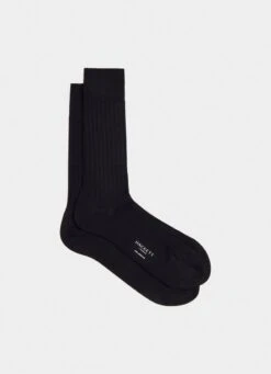 Hackett London RIBBED COTTON SOCKS